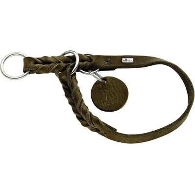 Hunter Solid Education Olive Dog Collar - Training & Sport Hunter Solid Education Olive Dog Collar - Training & Sport