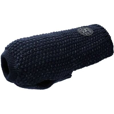 Hunter Finja Hundepullover - Dunkelblau - 35cm - Warm, Reflektierend Hunter Finja Hundepullover - Dunkelblau - 35cm - Warm, Reflektierend