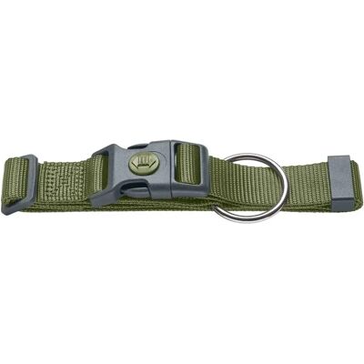 HUNTER London Hundehalsband - Verstellbar, Olivgrün, M-L-XL - Hundehalsband HUNTER London Hundehalsband - Verstellbar, Olivgrün, M-L-XL - Hundehalsband