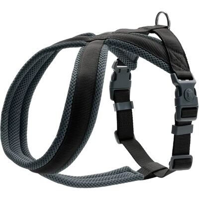 Hunter Black Polyester Dog Harness XS-S - Dog Harness Hunter Black Polyester Dog Harness XS-S - Dog Harness