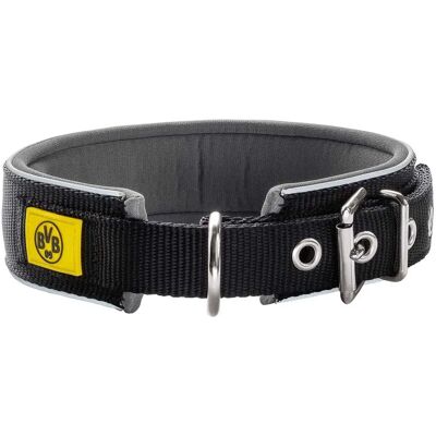 HUNTER Hundhalsband och tillbehör - Reflekterande neopren BVB - Justerbar, Gul/Svart - 60 cm HUNTER Hundhalsband och tillbehör - Reflekterande neopren BVB - Justerbar, Gul/Svart - 60 cm
