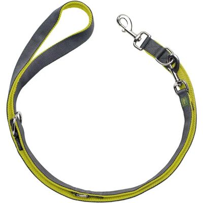 Hunter Maldon Dog Lead - Adjustable 200cm, Lime/Grey Hunter Maldon Dog Lead - Adjustable 200cm, Lime/Grey