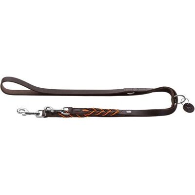 Hunter Braune Orange Leder Hundetraining Leine - Hundetyp Hunter Braune Orange Leder Hundetraining Leine - Hundetyp