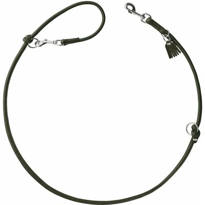 Hunter Model 69381 Adjustable Leather Dog/Cat Lead - 2m, Green Hunter Model 69381 Adjustable Leather Dog/Cat Lead - 2m, Green