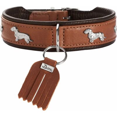 Hunter Dog Collar Cognac Leather XS - Dog Type Hunter Dog Collar Cognac Leather XS - Dog Type