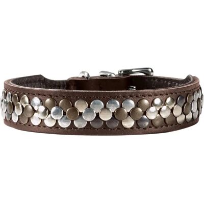 Hunter Arizona Up Dog Collar - Brown - 38-44cm Hunter Arizona Up Dog Collar - Brown - 38-44cm