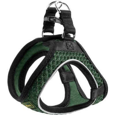 Hunter Hilo Comfort Hundegeschirr - Dunkelgrün - S/M - Leicht, atmungsaktiv, reflektierend Hunter Hilo Comfort Hundegeschirr - Dunkelgrün - S/M - Leicht, atmungsaktiv, reflektierend