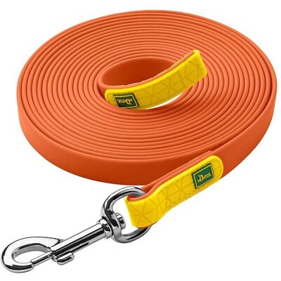 Hunter Nylon-Leine - 1200 cm - Neonorange - Hundeleine Hunter Nylon-Leine - 1200 cm - Neonorange - Hundeleine