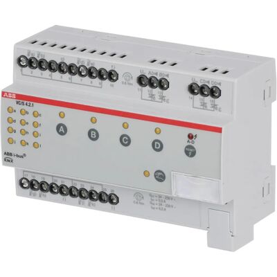 ABB VC/S4.2.1 Steuerung - 4 Kanäle, Grau, KNX kompatibel ABB VC/S4.2.1 Steuerung - 4 Kanäle, Grau, KNX kompatibel