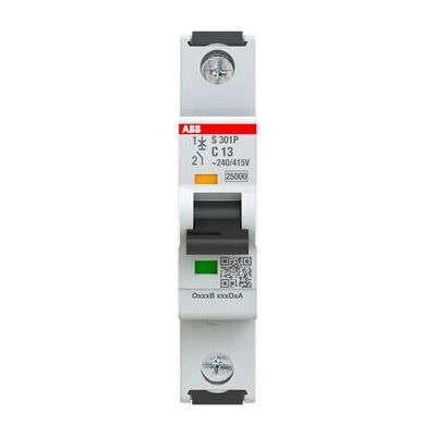 ABB - S301P-C13 - Typ C - Miniatur-Schutzschalter - Circuit breaker ABB - S301P-C13 - Typ C - Miniatur-Schutzschalter - Circuit breaker
