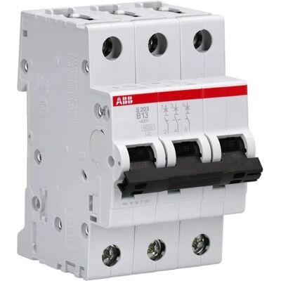 ABB S203-B13 - Interruptor automático 13A 3 polos ABB S203-B13 - Interruptor automático 13A 3 polos