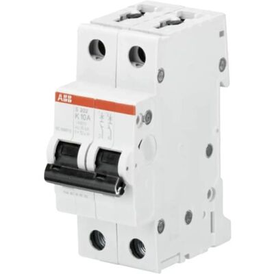 ABB 2P 10A Typ K Leitungsschutzschalter - System Pro M Compact ABB 2P 10A Typ K Leitungsschutzschalter - System Pro M Compact