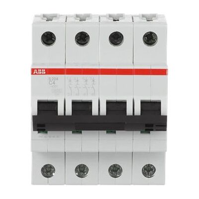 ABB S204-C4 Leitungsschutzschalter - Überlast & Kurzschluss - 6kA ABB S204-C4 Leitungsschutzschalter - Überlast & Kurzschluss - 6kA