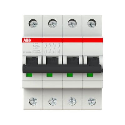 ABB S204-K20 Schutzschalter - 4 Module ABB S204-K20 Schutzschalter - 4 Module