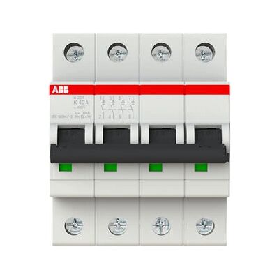 ABB S204-K40 40A 4-poliger Miniatur-Schutzschalter - Schutzschalter ABB S204-K40 40A 4-poliger Miniatur-Schutzschalter - Schutzschalter