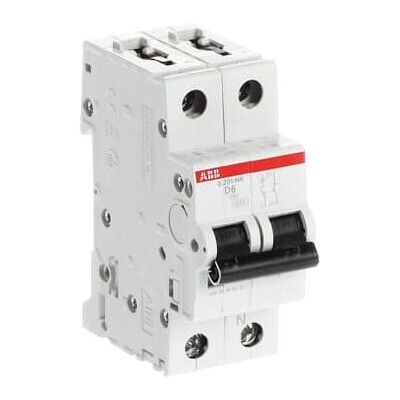 ABB S201-D6NA - Schutzschalter, Sicherungsautomat 1+N ABB S201-D6NA - Schutzschalter, Sicherungsautomat 1+N