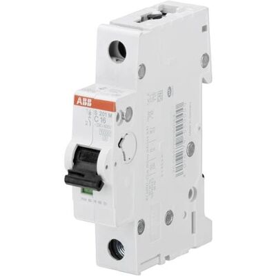 ABB S201M-B63 Disjoncteur 1P 63A Courbe B - Miniature - Publicité ABB S201M-B63 Disjoncteur 1P 63A Courbe B - Miniature - Publicité