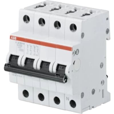 ABB S203M-C63NA Disjoncteur - 63A, 10kA, 4P, IP20 - Publicité ABB S203M-C63NA Disjoncteur - 63A, 10kA, 4P, IP20 - Publicité