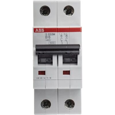 ABB System Pro M Compact 2P 6A B-Kurve - Leitungsschutzschalter ABB System Pro M Compact 2P 6A B-Kurve - Leitungsschutzschalter