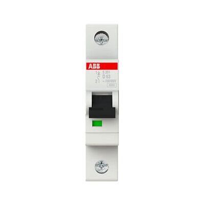 ABB S201-D63 Leitungsschutzschalter - 63A, D-Kurve, 6kA - Elektronikteile ABB S201-D63 Leitungsschutzschalter - 63A, D-Kurve, 6kA - Elektronikteile