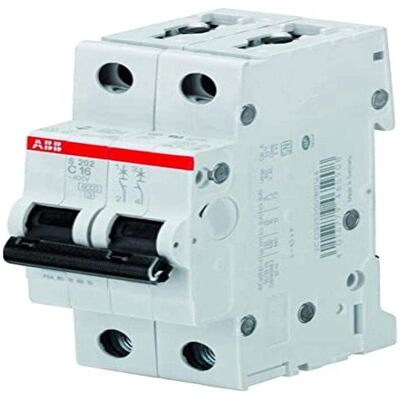 ABB 2P 10A 6kA Disjoncteur - Montage sur rail DIN - Publicité ABB 2P 10A 6kA Disjoncteur - Montage sur rail DIN - Publicité