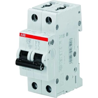 ABB S202l C40 Circuit Breaker - 2-Pole, 40A, C Curve ABB S202l C40 Circuit Breaker - 2-Pole, 40A, C Curve