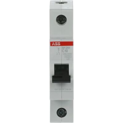 ABB SH201-C10 Circuit Breaker - Type F - 10A ABB SH201-C10 Circuit Breaker - Type F - 10A