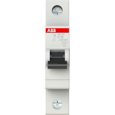 ABB SH201-C25 Leitungsschutzschalter - 1P 25A ABB SH201-C25 Leitungsschutzschalter - 1P 25A