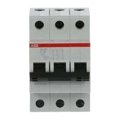 ABB SH203-C16 3-pol Schutzschalter - Überstromschutz ABB SH203-C16 3-pol Schutzschalter - Überstromschutz