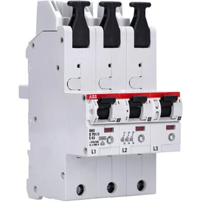 ABB SLS-Schalter E 3p Sammelschiene 63A 230V 690V/Ui 25kA Gr:6 IP40 - S751/3-E63 ABB SLS-Schalter E 3p Sammelschiene 63A 230V 690V/Ui 25kA Gr:6 IP40 - S751/3-E63
