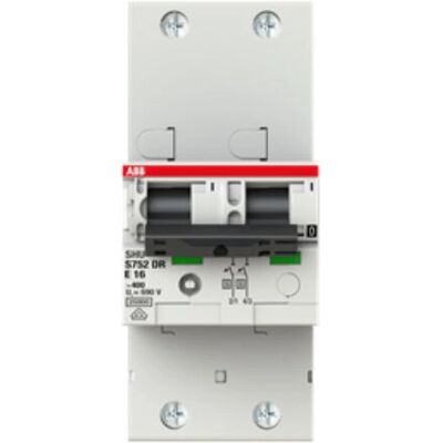 ABB S752DR-E40 Schutzschalter - 40A, 25kA, 2P ABB S752DR-E40 Schutzschalter - 40A, 25kA, 2P