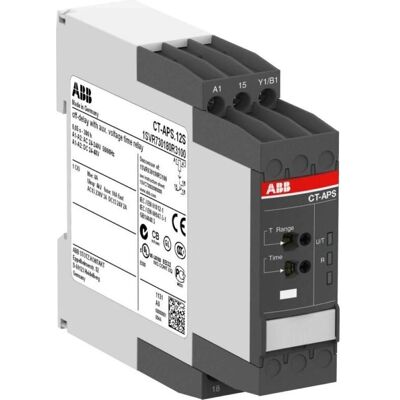 ABB Zeitrelais - 24-240V AC/DC, 0,05s-300h, DIN-Schiene ABB Zeitrelais - 24-240V AC/DC, 0,05s-300h, DIN-Schiene