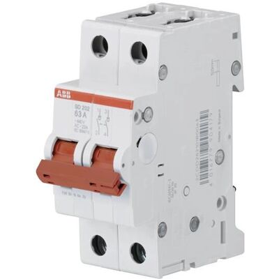 ABB 2CDD282101R0063 Disjoncteur - 63A, Gris, IP20 - Publicité ABB 2CDD282101R0063 Disjoncteur - 63A, Gris, IP20 - Publicité