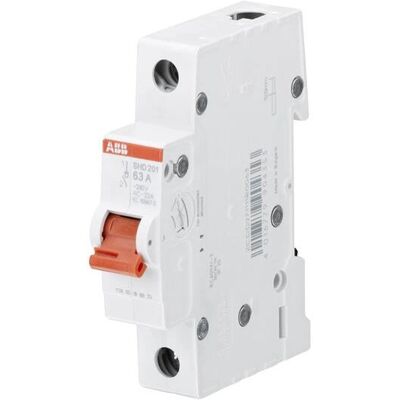ABB SHD201/50 - 1-poliger Schutzschalter - 50A - IP20 ABB SHD201/50 - 1-poliger Schutzschalter - 50A - IP20