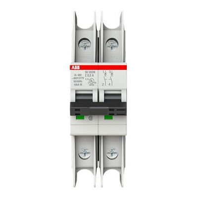 ABB - SU202M-C25 - 25 A - 400 V - Disjoncteur miniature - Publicité ABB - SU202M-C25 - 25 A - 400 V - Disjoncteur miniature - Publicité