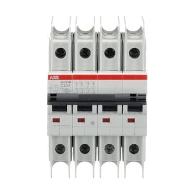 ABB SU204M-C25 Disjoncteur - 4P, 25A, IP20 - Publicité ABB SU204M-C25 Disjoncteur - 4P, 25A, IP20 - Publicité