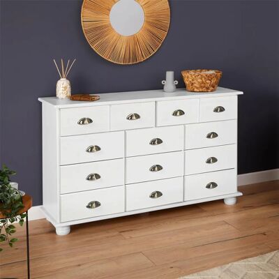 Idimex Kommode COLMAR Chiffonnier weiß - Kommode Idimex Kommode COLMAR Chiffonnier weiß - Kommode