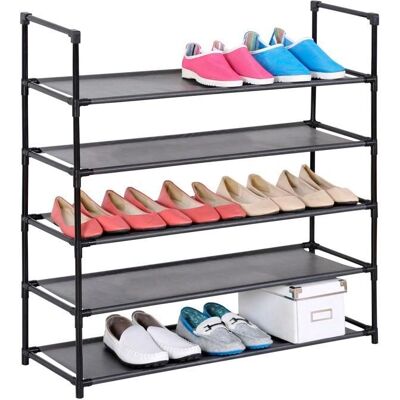 Étagère à Chaussures Idimex - 5 Tablettes - Publicité Étagère à Chaussures Idimex - 5 Tablettes - Publicité