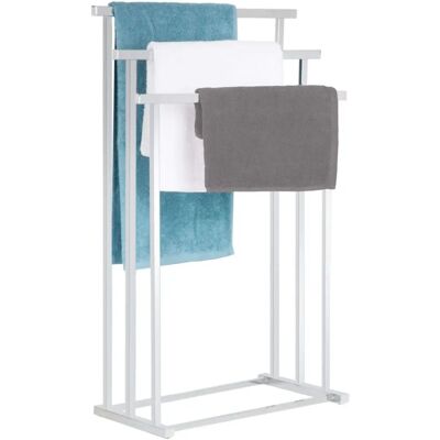 Idimex Chrom Metall Badezimmer Handtuchhalter - 3 Haken Idimex Chrom Metall Badezimmer Handtuchhalter - 3 Haken