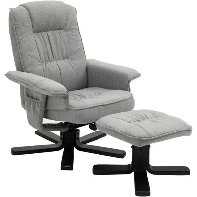 Idimex Fauteuil - Charley Relaxation, pivotant, réglable, tissu gris/noir - Publicité Idimex Fauteuil - Charley Relaxation, pivotant, réglable, tissu gris/noir - Publicité