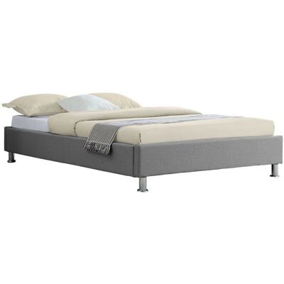 Idimex Nizza Futon Simple Gris - 120x190 cm - Publicité Idimex Nizza Futon Simple Gris - 120x190 cm - Publicité