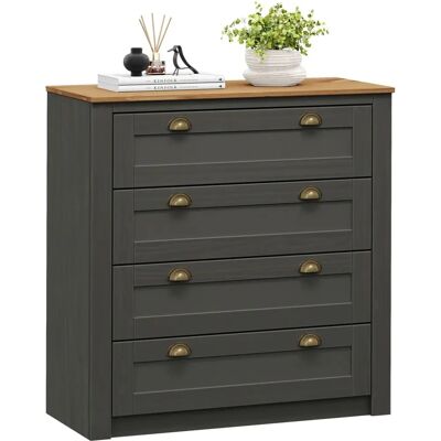 Idimex Bolton Klassischer Kiefern 4-Schubladen Buffetschrank Idimex Bolton Klassischer Kiefern 4-Schubladen Buffetschrank