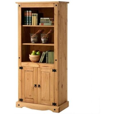 Idimex Natur Pin Bücherregal - Rustikaler Stil mit 3 Regalen Idimex Natur Pin Bücherregal - Rustikaler Stil mit 3 Regalen
