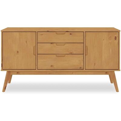 Idimex TIVOLI Vintage skandinavisches Sideboard - 2 Türen 3 Schubladen, Kiefernholz Idimex TIVOLI Vintage skandinavisches Sideboard - 2 Türen 3 Schubladen, Kiefernholz