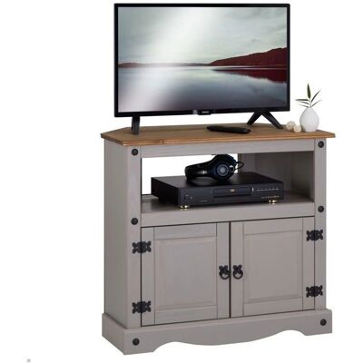 Meuble Banc TV Style Mexicain Idimex avec 2 Portes et 1 Niche - Meuble TV - Publicité Meuble Banc TV Style Mexicain Idimex avec 2 Portes et 1 Niche - Meuble TV - Publicité