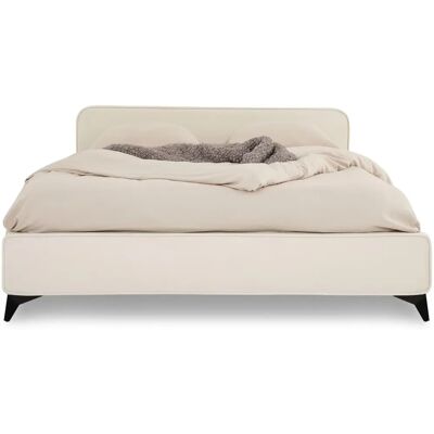 Idimex RAVELLO Lit double 140x190 cm - Lit, Revêtement en tissu, Style moderne pour 2 - Publicité Idimex RAVELLO Lit double 140x190 cm - Lit, Revêtement en tissu, Style moderne pour 2 - Publicité