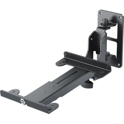 K&M 24166 Soporte de pared - Hasta 15kg, Ajustable, Negro K&M 24166 Soporte de pared - Hasta 15kg, Ajustable, Negro
