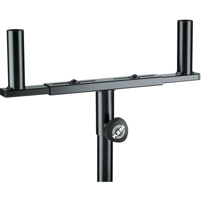 König & Meyer 24105 Stålhøyttalerholder - Justerbar, svart König & Meyer 24105 Stålhøyttalerholder - Justerbar, svart