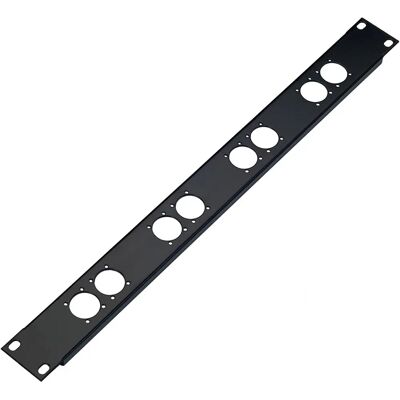 Panel de Conexión König & Meyer 28308 - XLR, Acero, 19" Panel de Conexión König & Meyer 28308 - XLR, Acero, 19"