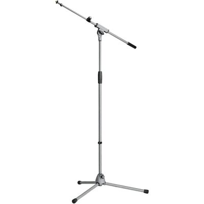 Soporte de micrófono K&M 21080 - Altura ajustable, Brazo giratorio, Gris Soporte de micrófono K&M 21080 - Altura ajustable, Brazo giratorio, Gris